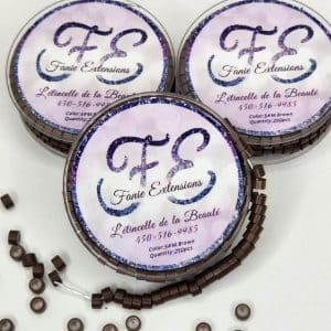 Roulette pré-enfiler et rechargeable micro-anneaux